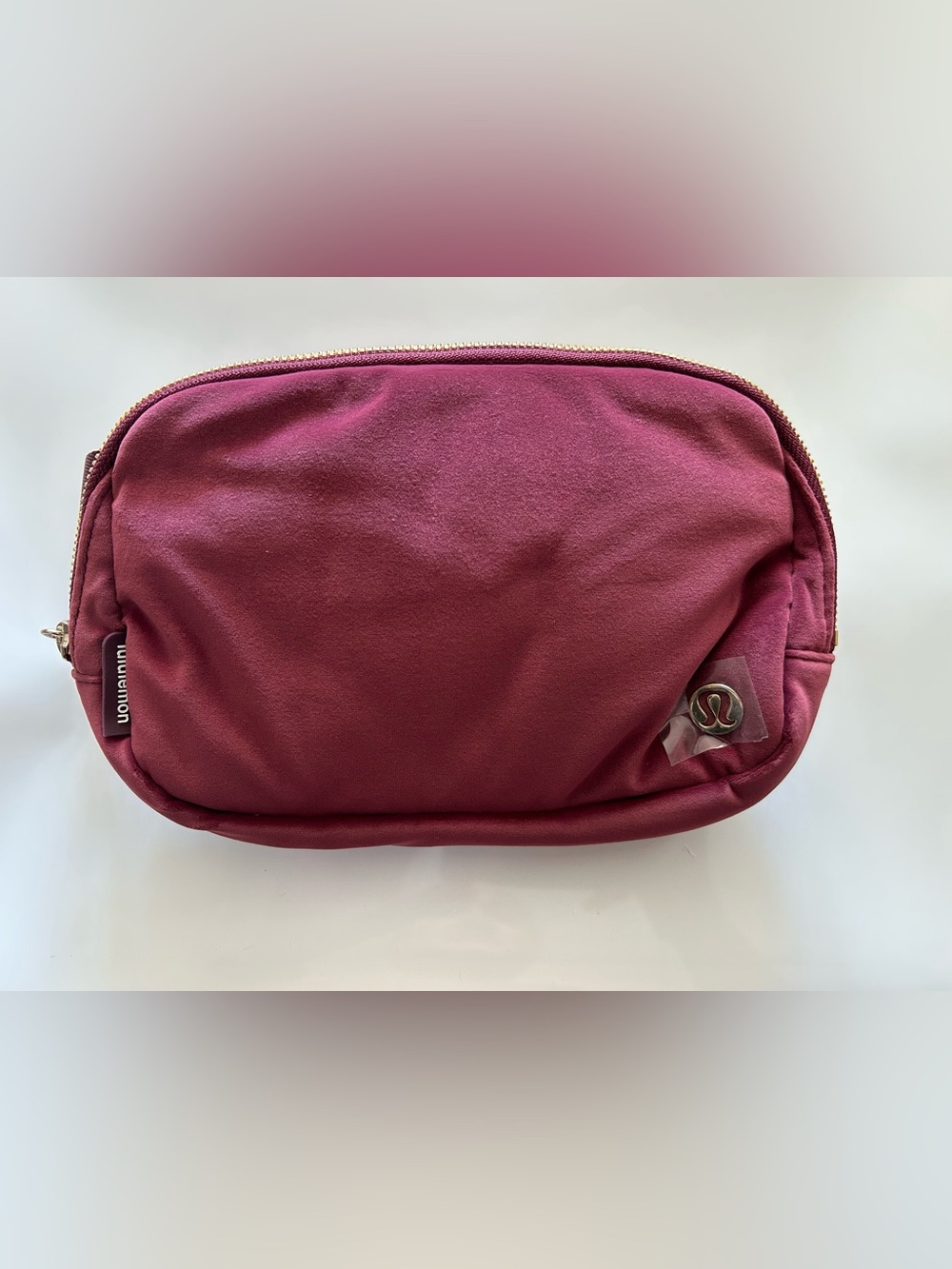 lululemon athletica Deep Plum Cosmetic Pouch with Logo
